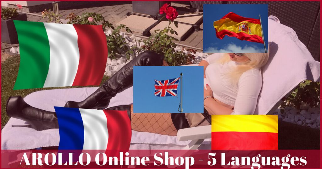 La nueva tienda online de AROLLO ofrece ahora 5 idiomas