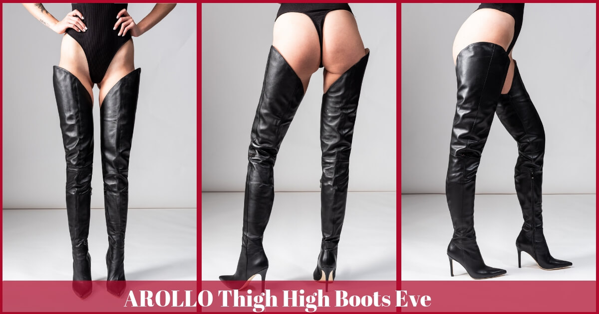 AROLLO Thigh High Boots Eve AROLLO.