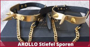 100% handgefertigte Messingsporen von Arollo