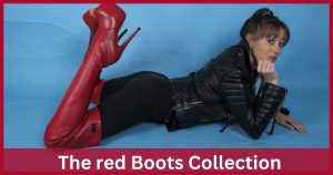 Arollo red boots collection
